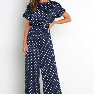 New Petal & Pup Laura Jumpsuit in Navy